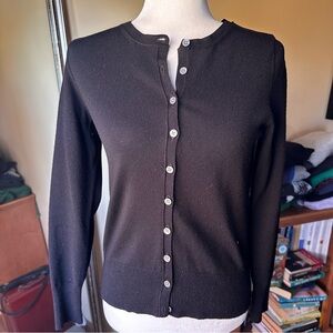 Banana Republic Black Wool Cardigan sz Sm/xs